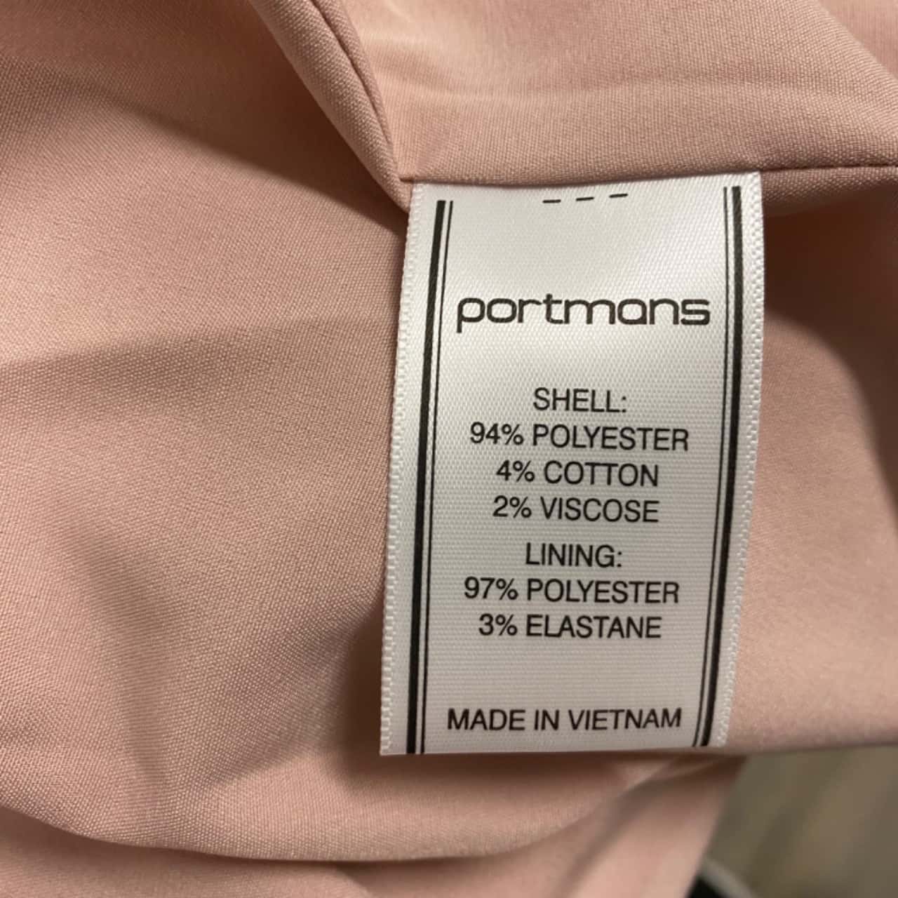 Portmans Boucle Womens Size 14 Button Up Jacket Pink (s)