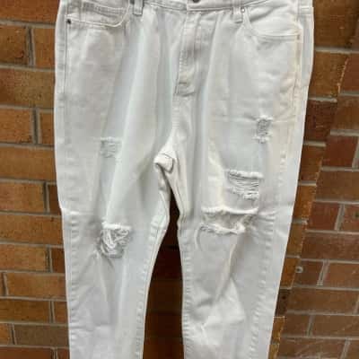Seed Heritage Womens  Size 10 White Denim jeans