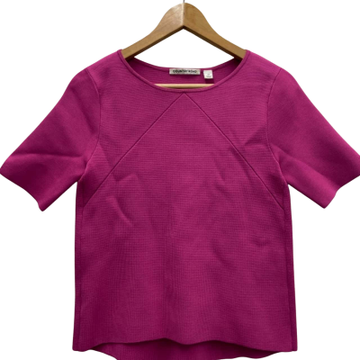 Country Road Womens  Size 8 Short Sleeve Top/Hot Pink  