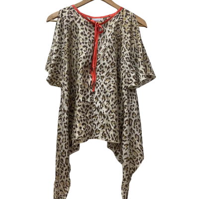 Sass & Bide Women's  Size 6  Animal Print Kaftan Top