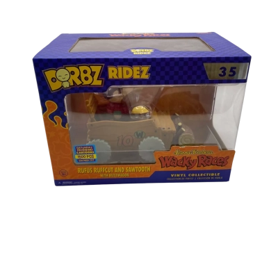Dorbz Ridez Wacky Races Rufus Ruffcut & Sawtooth W/ Buzzwagon San Diego 2017 CAB