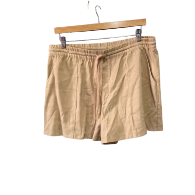ENA PELLY Womens  Size 16 Zoey Woven Shorts Brown RRP $159