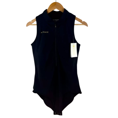 HIPTEASE - Black Power Bodysuit (Size XXS)