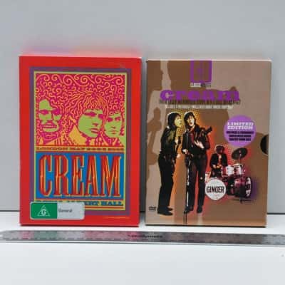 Cream Live Royal Albert Hall + Classic Artists Story 2 DVD Set Lot Eric Clapton