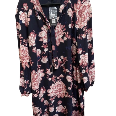 Basque Womens  Size 18 Casual Dress Blue / Floral 