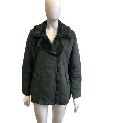 BNWT Katies Women's Size 14 Shirper Jacket Forest Green 