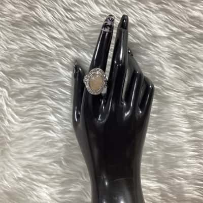  Womens Silver Tone Boho Ring 