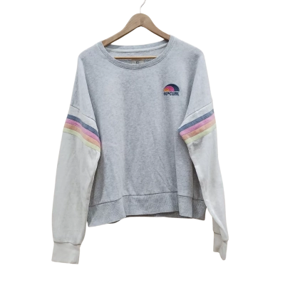 Rip Curl Womens Size M Long Sleeve Top Grey (3)