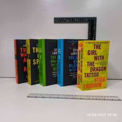 5 pcs Stieg Larson Book Bundle 