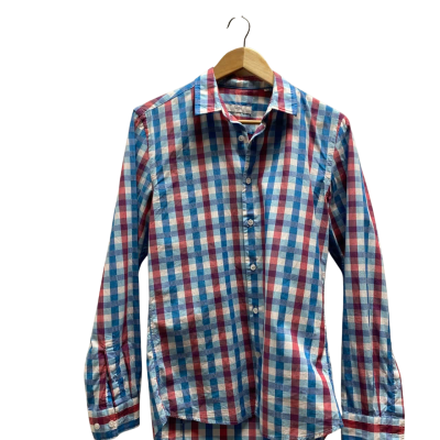 Saba Mens  Size XS Checked Business Shirt  