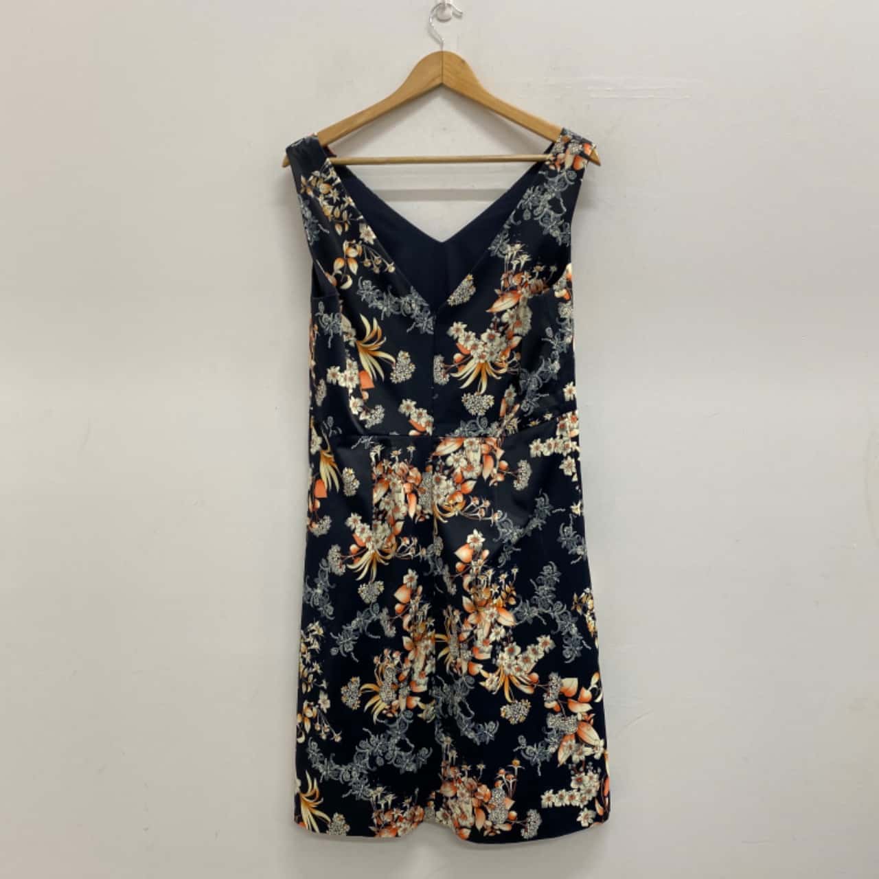 Katies Womens Size 14 Formal Dress Multicoloured / Navy Blue