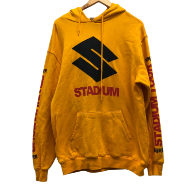 Justin Bieber 2017 Australia Stadium Tour Unisex  Size M Hoodie Mustard / Yellow 