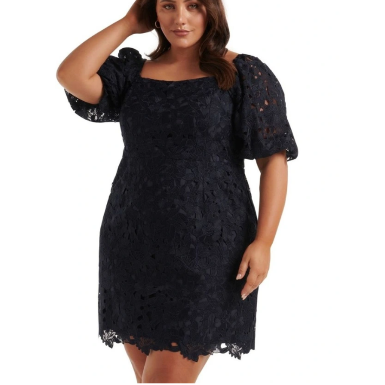 chinese dress ladies Forever New Sequin Long Sleeve Oversized Bow Drape Mini Dress – roschic main image 0
