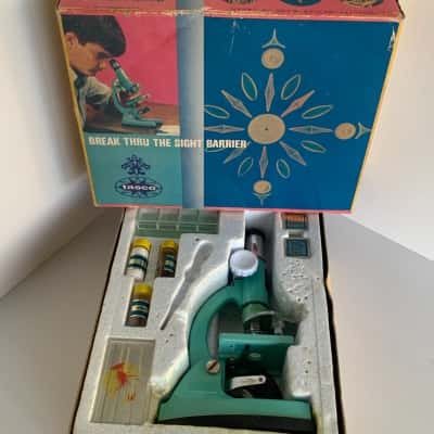 Vintage Tasco 450x Microscope Kit #922
