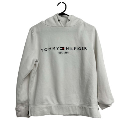 Tommy Hilfiger Mens Size XS White Hoodie  
