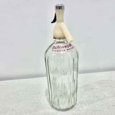 Vintage Schweppes Soda Water Syphon Bottle 