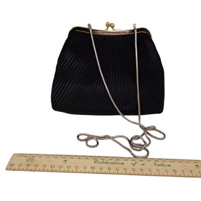 Black And Gold Hand-Bag