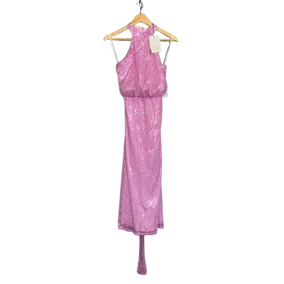 TussahLilac sequin Halter neck Dress Women's size 10