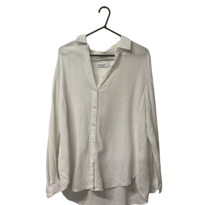 Womens Commonry  Size 16 Long Sleeve Shirt White 