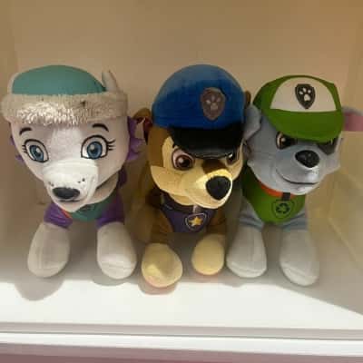 Paw Patrol Plushies - Set of 3