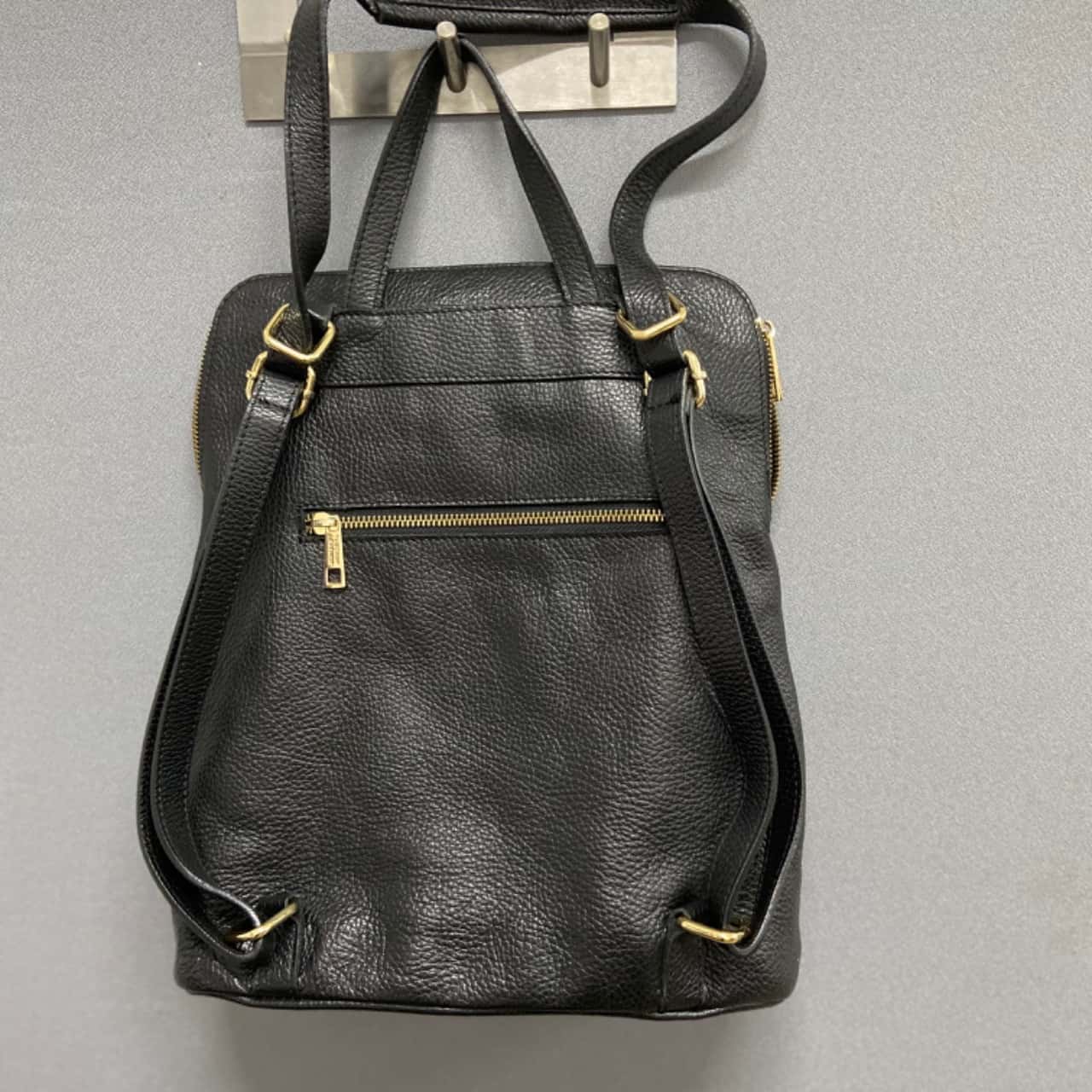 Tuscany Leather Backpack Black (s)