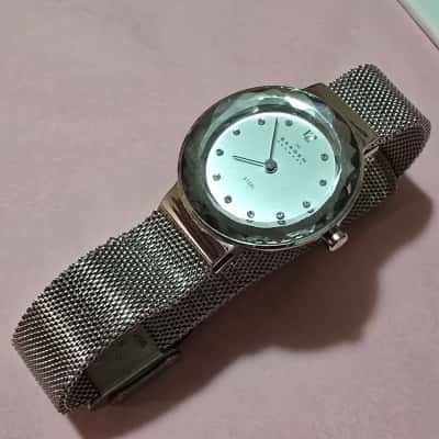 Skagen Leonora Steel Mesh Womens Watch 