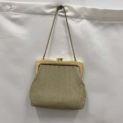 Glomesh Women's Purse Beige 