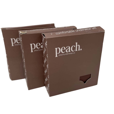 Peach Women’s Underwear - Peppercorn - Size 3X - NEW 3Pairs in Boxes