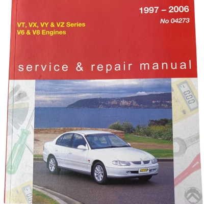 Gregory's No 04273 Commodore VT, VX, VY, VZ Service and Repair Manual