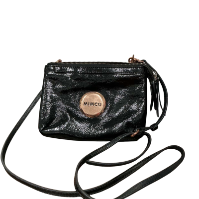 Mimco Womens Cross Body Bag Black  