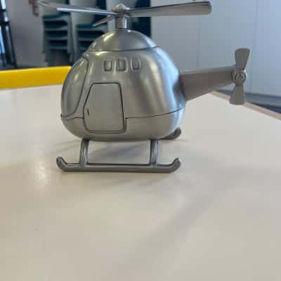 Helicopter Piggy Coin Bank