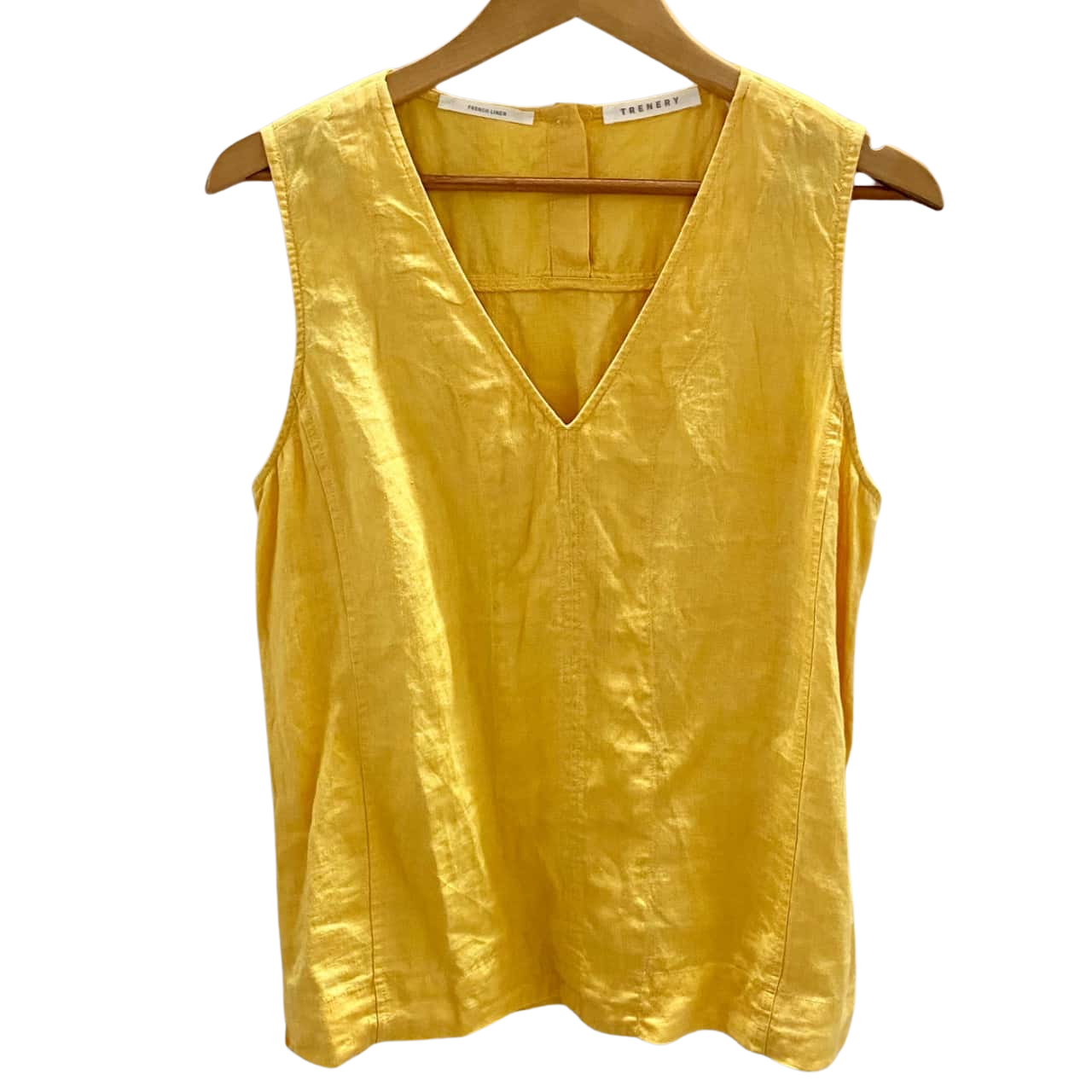 A-Line Ruffle Square Neckline Sleeveless Daffodil Wedding Guest Dress