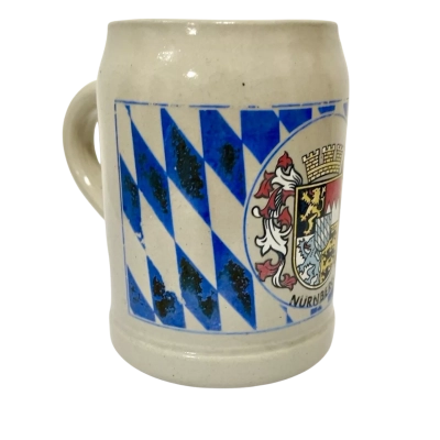 Vintage Nürnberg Germany Stoneware Beer Stein – Made in West Germany