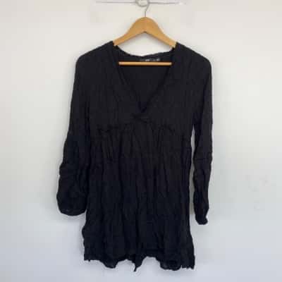 Sportsgirl Black Long SLeeve Mini Dress  Size 10 