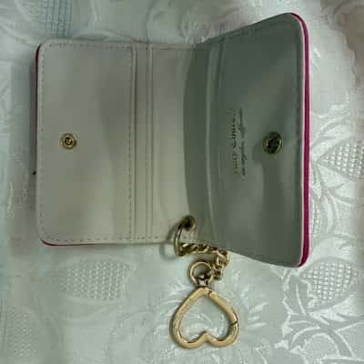 Juicy Couture Fuschia Heart Womens mini Backpack and wallet Pink  