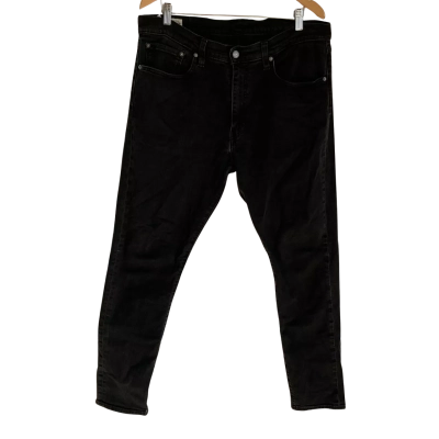 Levi Strauss & Co. Mens 512  Size 36 Slim Fit Tapered Leg Black Jeans  