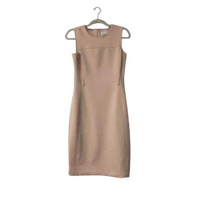 Calvin Klein Womens Dress Size 8 Peach 