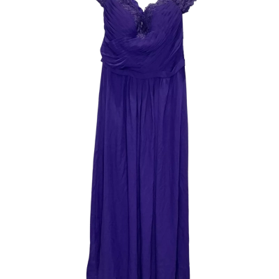 JJ's House Womens  Size 16 Bridesmaid Dress / Formal Dress / Maxi Dress Purple 