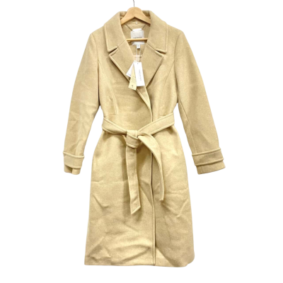 Forever New Light Beige Winter Coat Size 12 