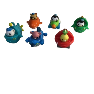Octonaughts Toys as pictured