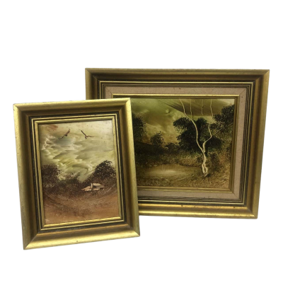Jim Crofts - Set x 2 Paintings Countryside/Scenery