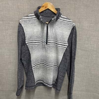 Lululemon Womens Grey / Striped Top Size 12 