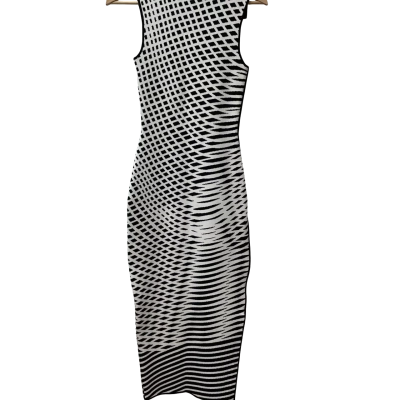 Sass & Bide Size XXS Knitted Dress Black  / White 