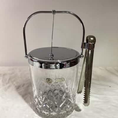 Vintage Crystal Ice Bucket 