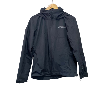 Adidas Womens  Size M Hooded Jacket Black  