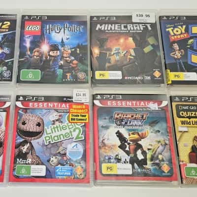 LOUNGE ROOM DAYCARE BUNDLE! 8 great family and kids Playstation 3 games.