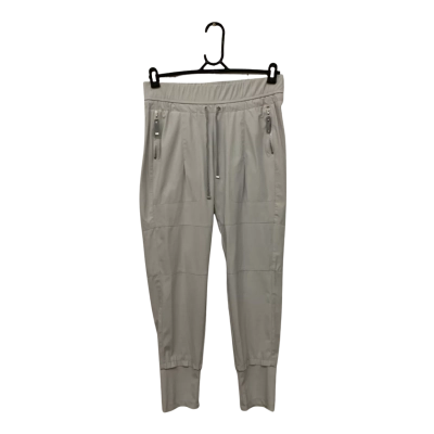 Womens Rafaello Rossi Size 10 Track Pants Grey / Silver 