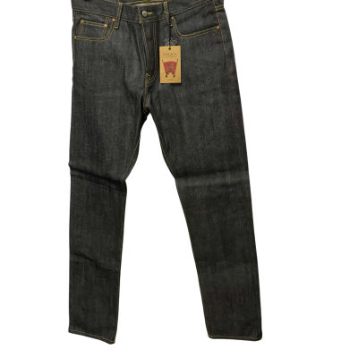  Mens Alexei Size 34 Button Fly Jeans Black  