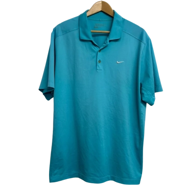 Nike Mens Size XL Blue Polo
