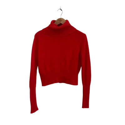 Bec & Bridge Womens  Size 6 Roll Neck Jumper / Turtleneck Jumper Orange / Red 